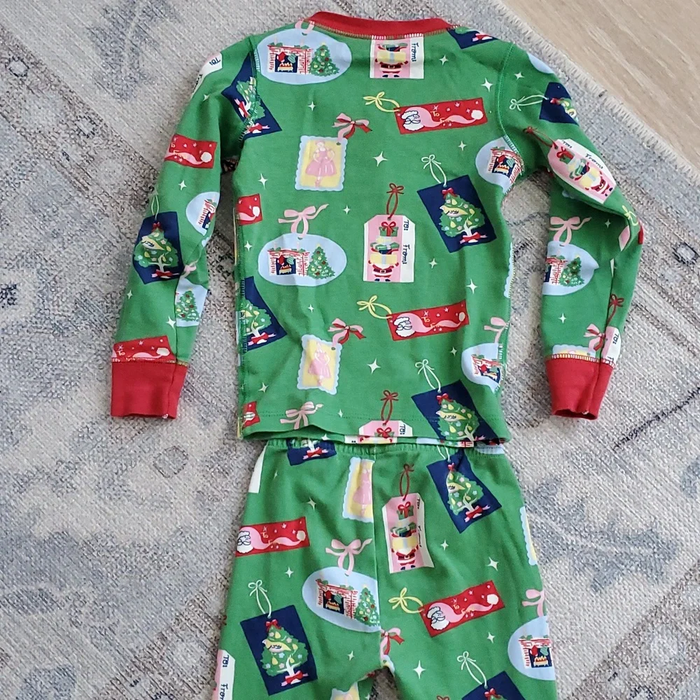 The Beaufort Bonnet Company Christmas Holiday Toddler Girls Pajamas Sz2T